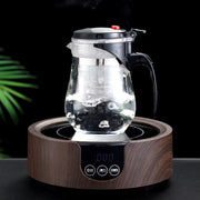 Heat Resistant Glass Teapot Puer Kettle Tea Infuser Chinese Kung Fu Teawear Set High Borosilicate Thickening Heatable Pot