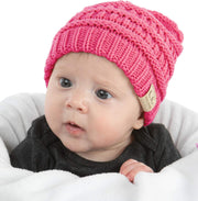 Baby Beanie - Soft Knit Winter Skull Cap - Cozy Warm Hat for Infants & Toddlers