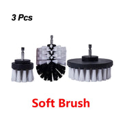 Electric Drill Brush Attachment Set Power Scrubber Brush Car Polisher Kitchen Bathroom Cleaning Kit Toilet Cleaning Tools