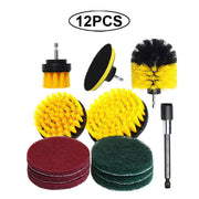 Electric Drill Brush Attachment Set Power Scrubber Brush Car Polisher Kitchen Bathroom Cleaning Kit Toilet Cleaning Tools