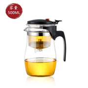 Heat Resistant Glass Teapot Puer Kettle Tea Infuser Chinese Kung Fu Teawear Set High Borosilicate Thickening Heatable Pot