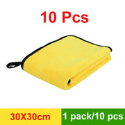 3/5/10 Pcs Extra Soft Car Wash Microfiber Towel Car Cleaning Drying Cloth Car Care Cloth Detailing Car Washtowel Never Scrat