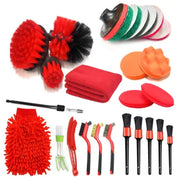 Electric Drill Brush Attachment Set Power Scrubber Brush Car Polisher Kitchen Bathroom Cleaning Kit Toilet Cleaning Tools