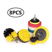 Electric Drill Brush Attachment Set Power Scrubber Brush Car Polisher Kitchen Bathroom Cleaning Kit Toilet Cleaning Tools