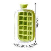 Portable Silicone Freezer Ice Trays Zero-Contact Pressure Ice Cube Mold Whiskey Ice Cream Silicone Water Bottle Ice Cube Maker