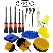 Electric Drill Brush Attachment Set Power Scrubber Brush Car Polisher Kitchen Bathroom Cleaning Kit Toilet Cleaning Tools