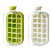 Portable Silicone Freezer Ice Trays Zero-Contact Pressure Ice Cube Mold Whiskey Ice Cream Silicone Water Bottle Ice Cube Maker