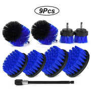 Electric Drill Brush Attachment Set Power Scrubber Brush Car Polisher Kitchen Bathroom Cleaning Kit Toilet Cleaning Tools