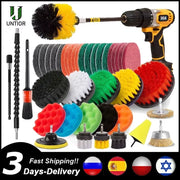 Electric Drill Brush Attachment Set Power Scrubber Brush Car Polisher Kitchen Bathroom Cleaning Kit Toilet Cleaning Tools