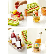 Portable Silicone Freezer Ice Trays Zero-Contact Pressure Ice Cube Mold Whiskey Ice Cream Silicone Water Bottle Ice Cube Maker
