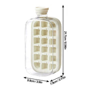 Portable Silicone Freezer Ice Trays Zero-Contact Pressure Ice Cube Mold Whiskey Ice Cream Silicone Water Bottle Ice Cube Maker